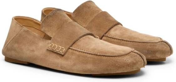 Marsèll Toddone suede loafers Brown