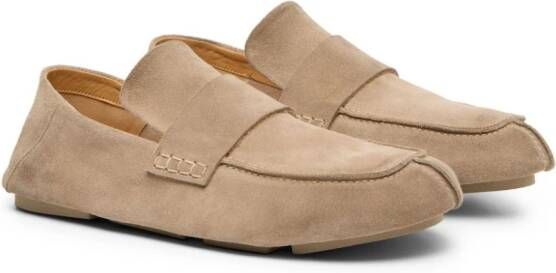 Marsèll Toddone suede loafers Neutrals