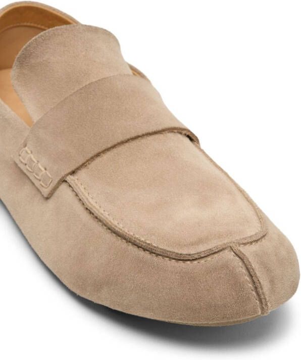 Marsèll Toddone suede loafers Neutrals