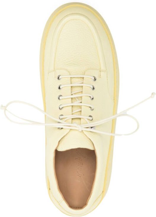 Marsèll tonal leather derby shoes Yellow