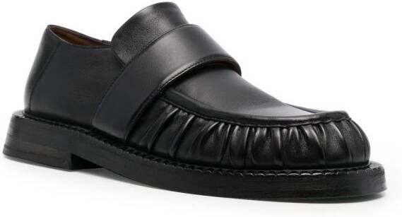 Marsèll touch-strap leather loafers Black