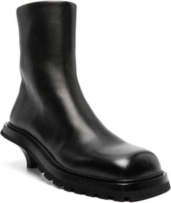 Marsèll Trillo 70mm leather boots Black