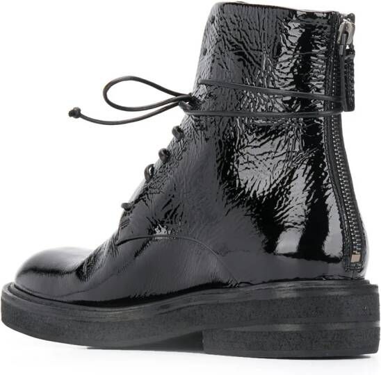 Marsèll varnished ankle boots Black