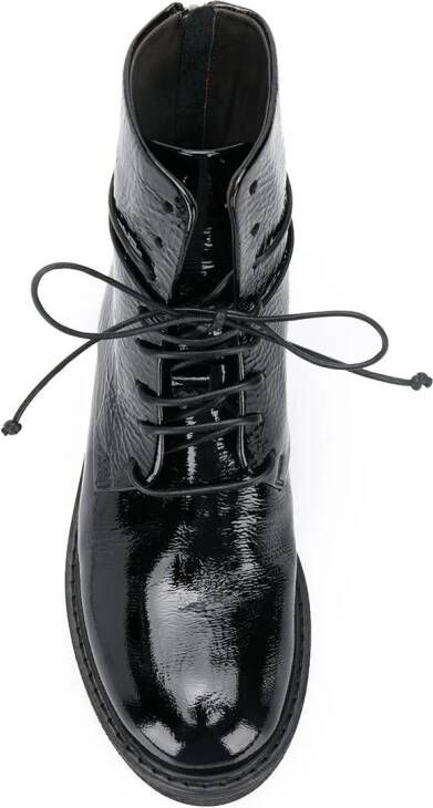 Marsèll varnished ankle boots Black