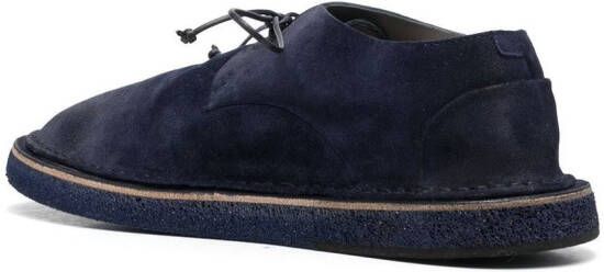 Marsèll wide-cut suede derby shoes Blue