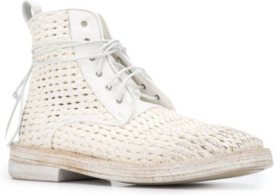 Marsèll woven ankle boots White