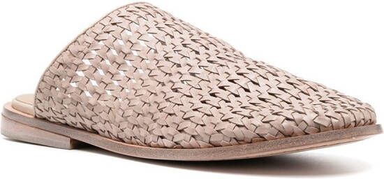 Marsèll woven leather mules Neutrals