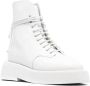 Marsèll zip-back leather ankle boots White - Thumbnail 2