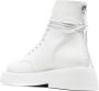 Marsèll zip-back leather ankle boots White - Thumbnail 3