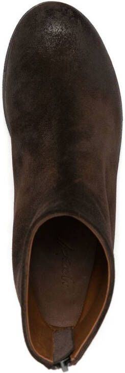 Marsèll zip-up leather ankle boots Brown