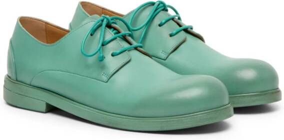 Marsèll Zucca Media leather derby shoes Green
