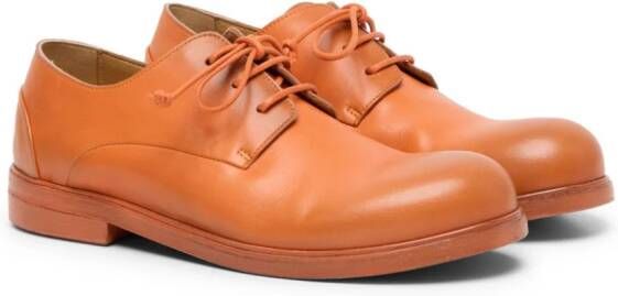 Marsèll Zucca Media leather Derby shoes Orange