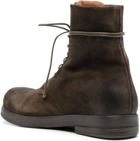 Marsèll Zucca Zeppa 35mm leather boots Brown
