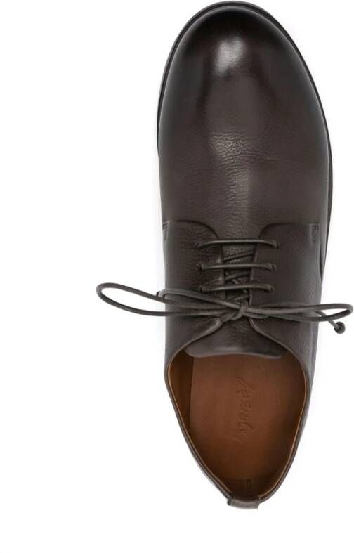 Marsèll Zucca Zeppa 35mm leather derby shoes Brown
