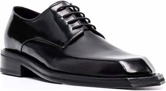 Martine Rose angled-toe Derby shoes Black