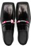 Martine Rose bead chain leather loafers Black - Thumbnail 4