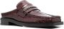 Martine Rose crocodile-effect square-toe loafers Brown - Thumbnail 2