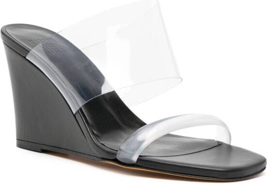 Maryam Nassir Zadeh Olympia 95mm wedge sandals Black