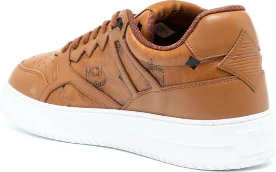 MCM Neo Terrain canvas sneakers Brown