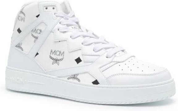 MCM Neo Terrain canvas sneakers White