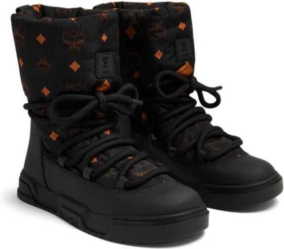 MCM Skyward lace-up boots Black