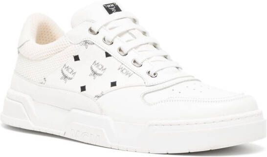 MCM Skyward monogram-print low-top sneakers White