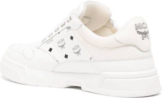 MCM Skyward monogram-print low-top sneakers White