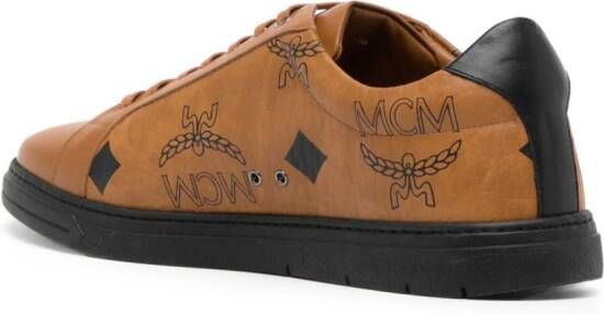 MCM Terrain Maxi Visetos-print sneakers Brown