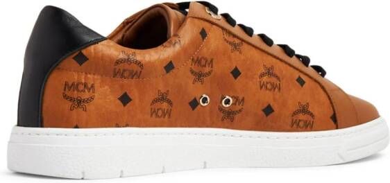 MCM Terrain monogram-print sneakers Brown