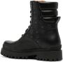 MCM Visetos leather lace-up boots Black - Thumbnail 3
