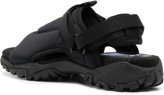 MCQ L11 touch-strap sandals Black