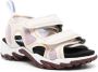 MCQ panelled touch-strap sandals White - Thumbnail 2