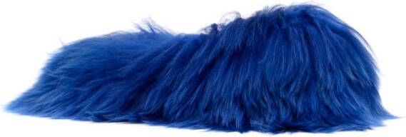 Melitta Baumeister furry shoes Blue