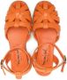 Mi Sol caged round-toe sandals Orange - Thumbnail 3