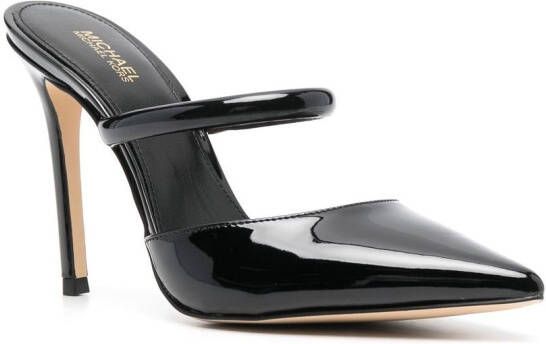 Michael Kors 100mm patent-leather stiletto pumps Black