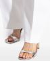 Michael Kors 107mm goat skin sandals Silver - Thumbnail 5