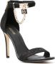 Michael Kors 110mm crocodile-effect suede sandals Black - Thumbnail 2