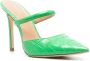 Michael Kors 110mm leather crocodile-embossed pumps Green - Thumbnail 14