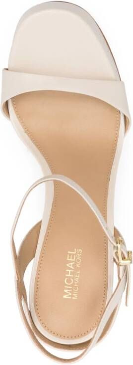 Michael Kors 135mm single-strap sandals White
