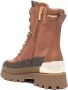 Michael Kors 55mm leather lace-up boots Brown - Thumbnail 3