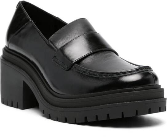 Michael Kors 75mm leather loafers Black
