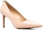 Michael Kors 80mm heeled leather pumps Pink - Thumbnail 2