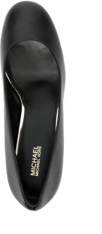 Michael Kors 90mm embossed-heel pumps Black