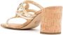 Michael Kors 90mm Hampton mid-heel sandals Gold - Thumbnail 3