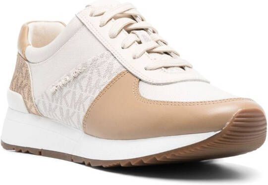 Michael Kors Allie low-top leather sneakers Neutrals