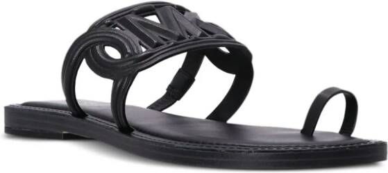 Michael Kors Alma leather sandals Black