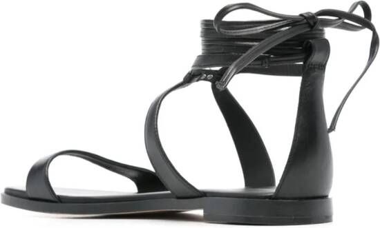 Michael Kors Amara leather sandals Black