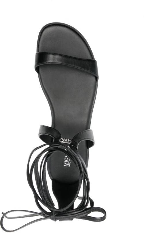 Michael Kors Amara leather sandals Black