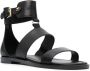 Michael Kors Amos leather gladiator sandals Black - Thumbnail 6