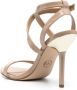 Michael Kors crossover-strap 70mm leather sandals Gold - Thumbnail 10